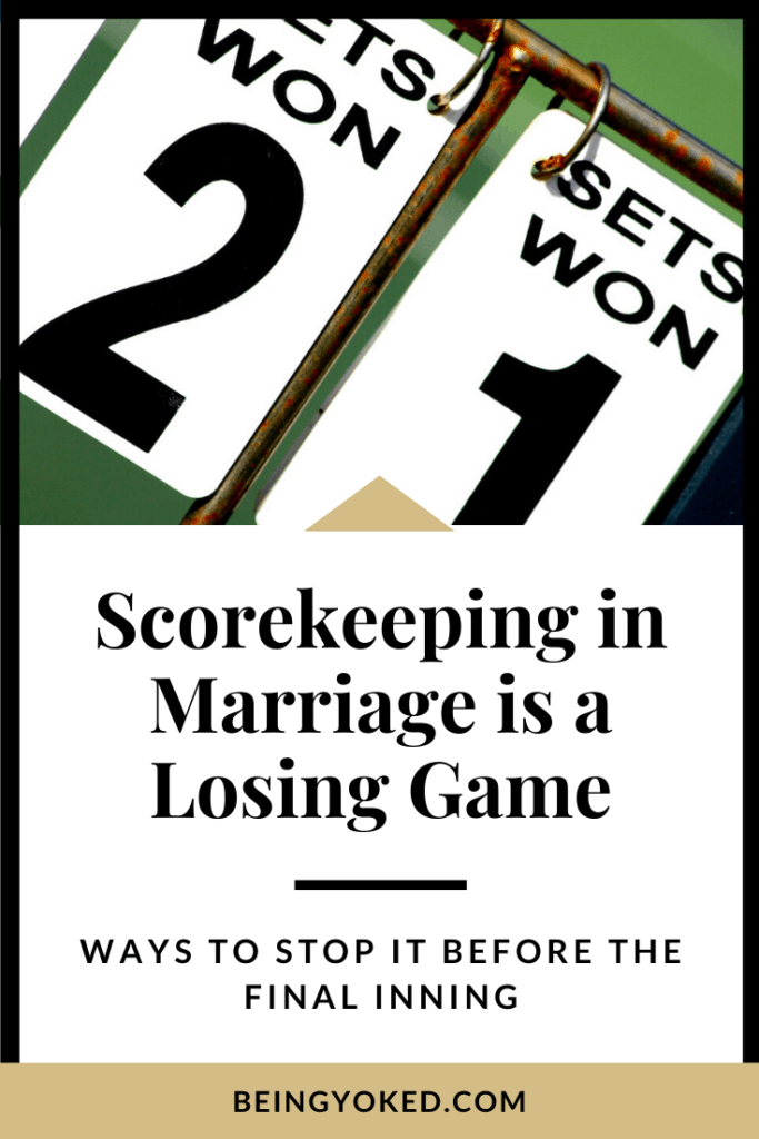 scorekeeping is a game meant to be lost