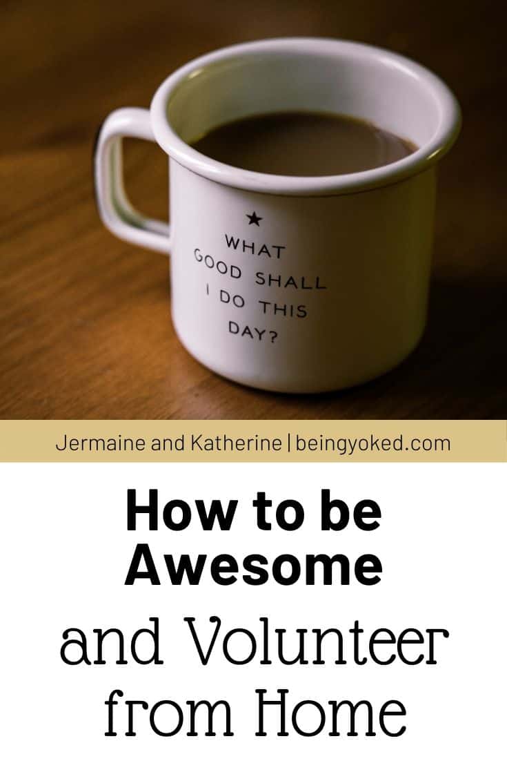 how to be awesome and volunteer from home