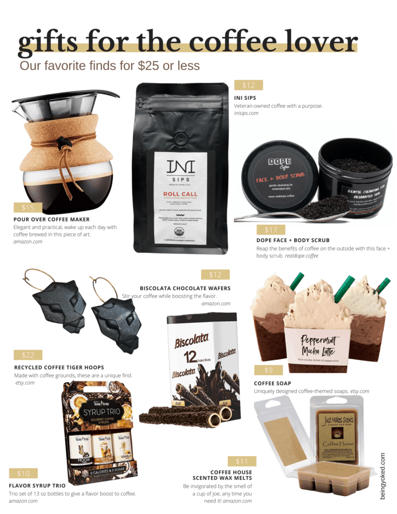 Gift Guide for Coffee Lovers (under $20) - Sinful Nutrition