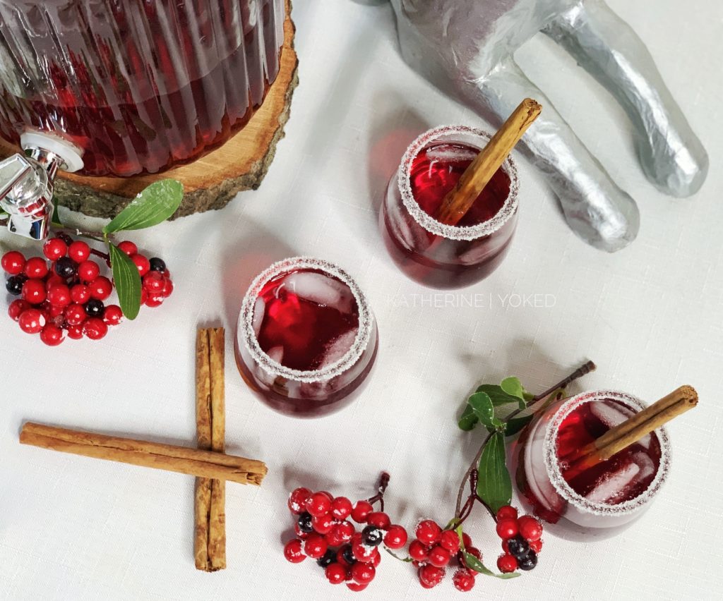 cranberry vanilla moonshine mimosa top