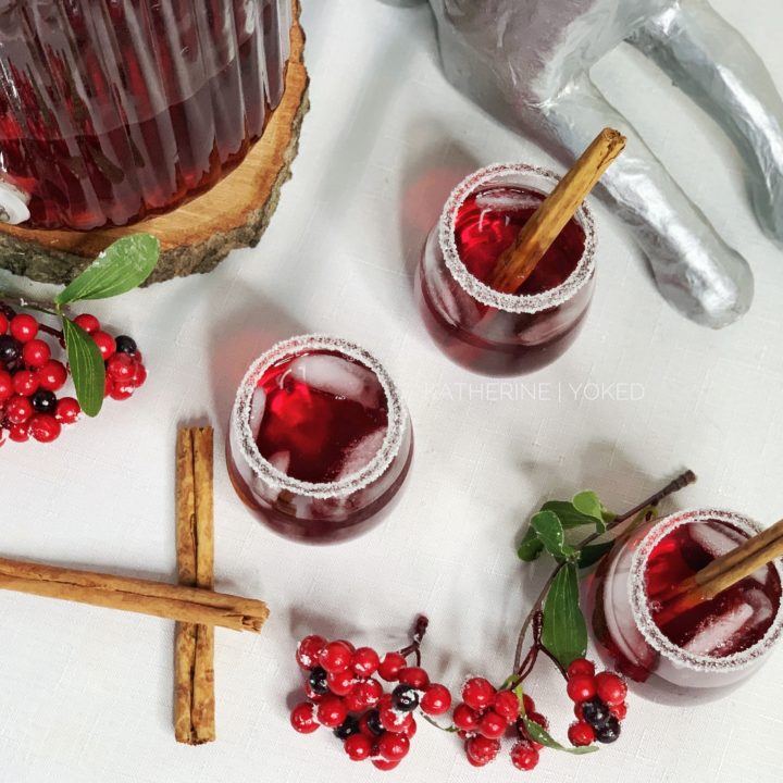 cranberry vanilla moonshine mimosa top